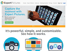 Tablet Screenshot of expertpictures.com